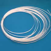 Halcsont 5 x1,0 mm széles plasztikus műanyag - WHITE (fehr)